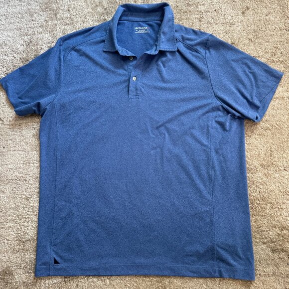 UNTUCKit Men's Performance Polo Blue Size XL - Picture 5 of 7